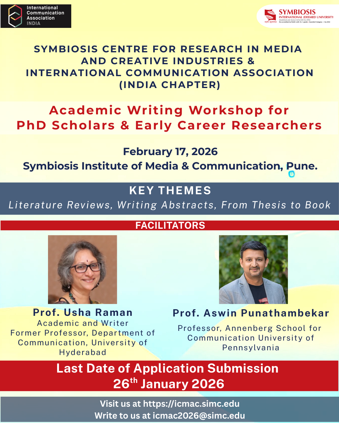 Academic Writing Workshop for PhD Scholars and Early Career Researchers